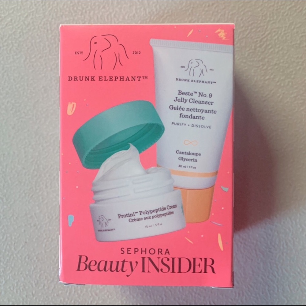 🆕 Drunk Elephant Peptides + Cleanser Travel Set - Picture 7 of 7